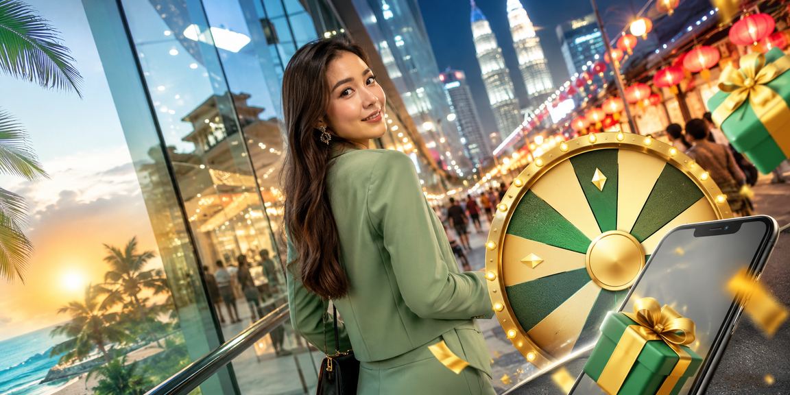 Pemain VIP menikmati roulette semasa sambutan Hari Raya di Kuala Lumpur bersama ln166